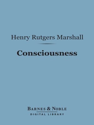 cover image of Consciousness (Barnes & Noble Digital Library)